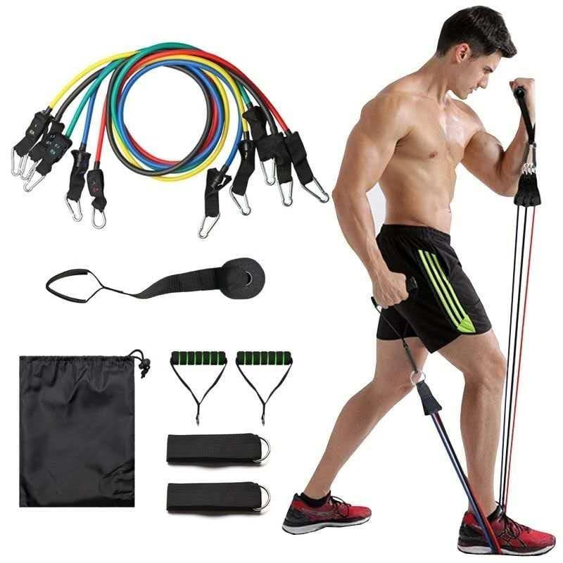 SmartMartĀ® Power Exercise Resistance Band Set 5 In 1 SmartMartĀ®
