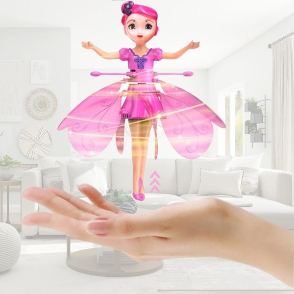 Magical Flying Fairy Doll,hand Sensor Control / Sky Dancers Flying Toy, (random Color) SmartMartÂź