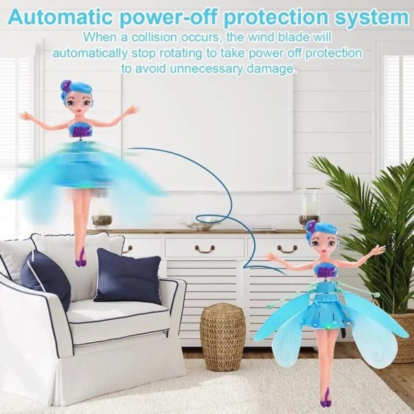 Magical Flying Fairy Doll,hand Sensor Control / Sky Dancers Flying Toy, (random Color) SmartMartÂź